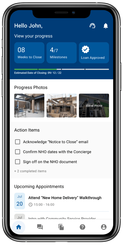 Customer mobile app concept
