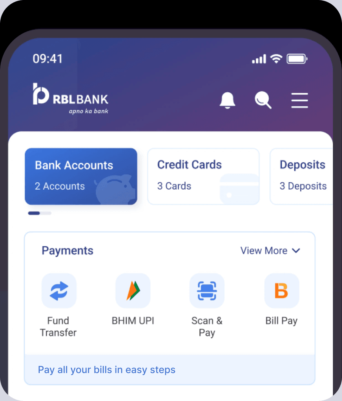 RBL Bank payments app